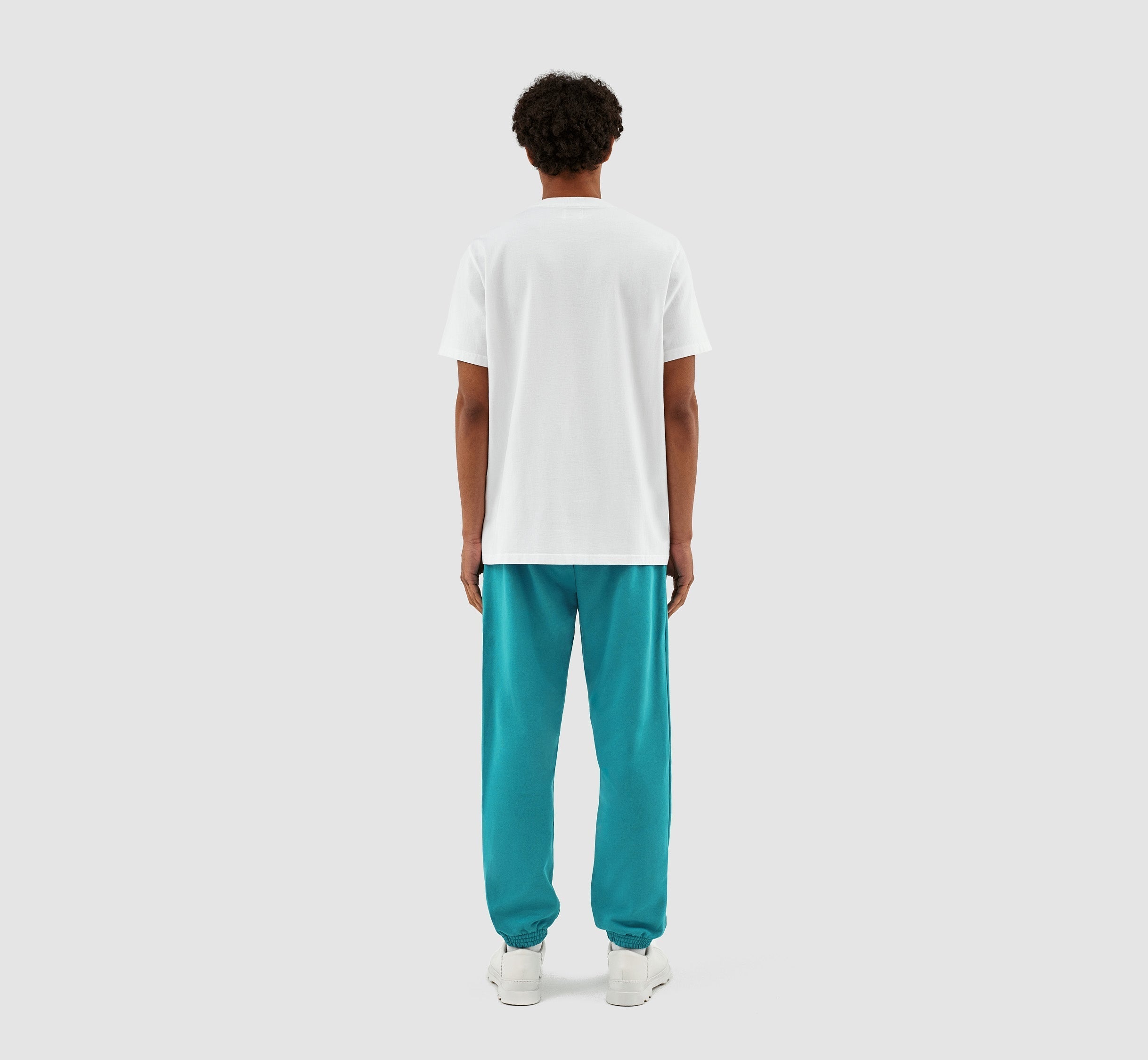 T-shirt Taut Heart Logo - Blanc