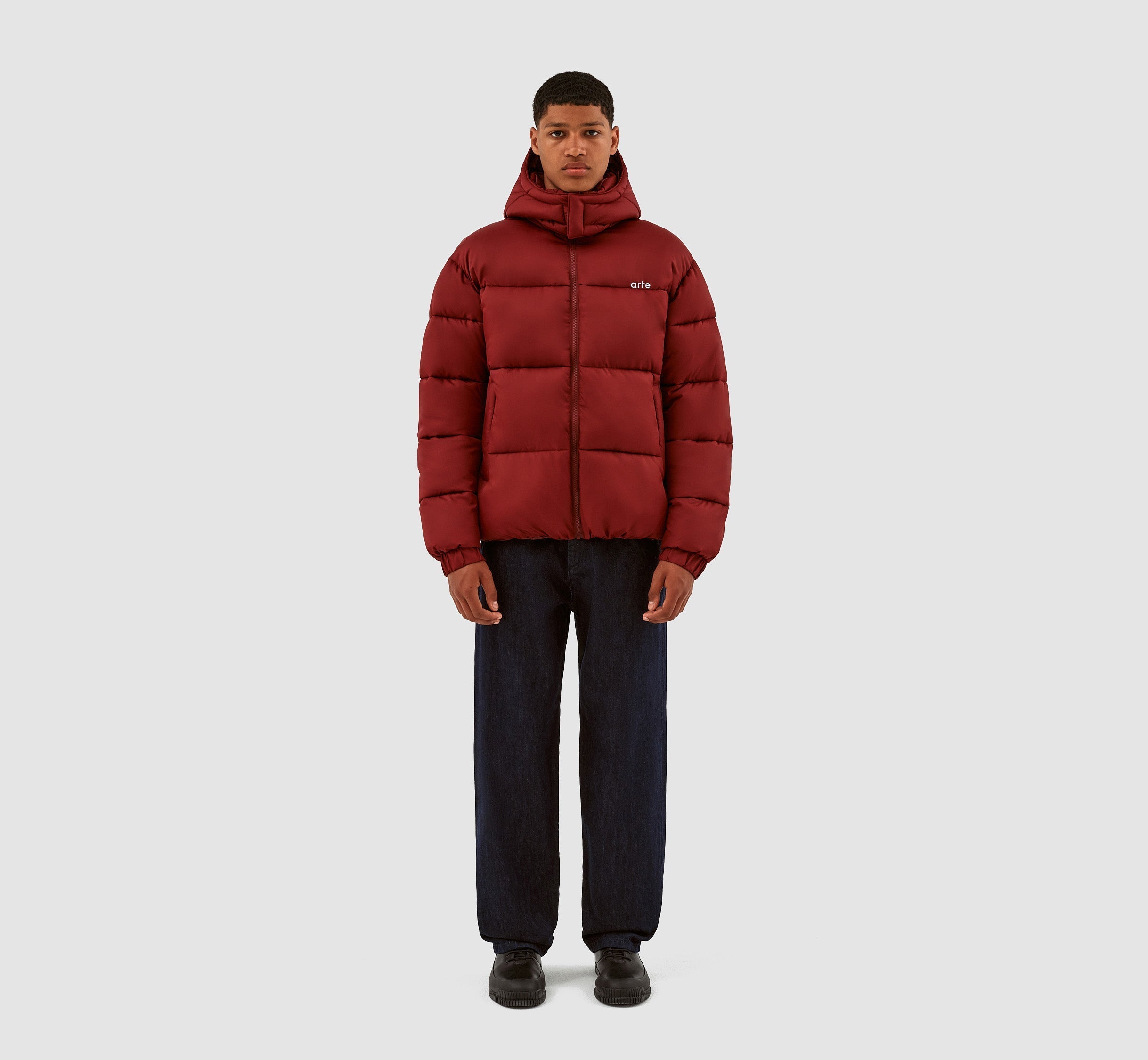 Joey Puffer Jacket - Bordeaux