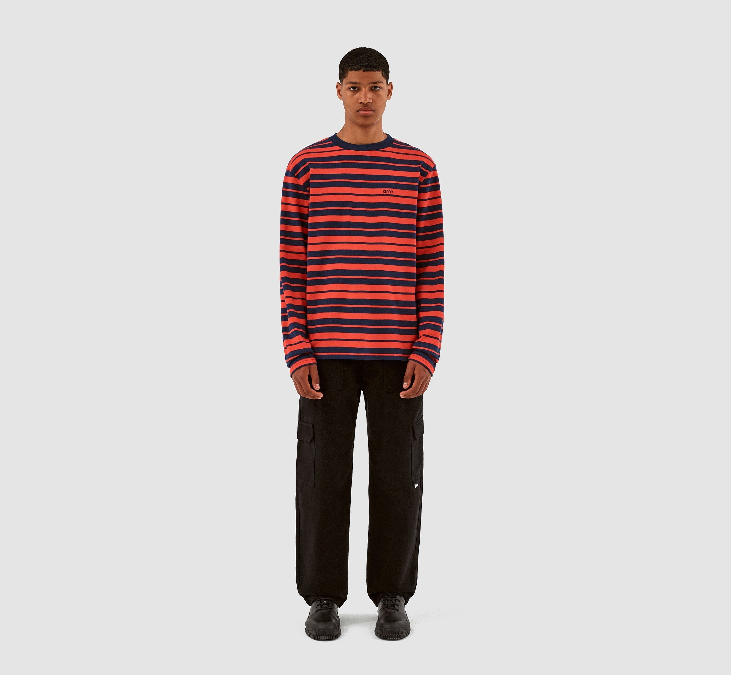 Lee Stripes Longsleeve - Navy/Red