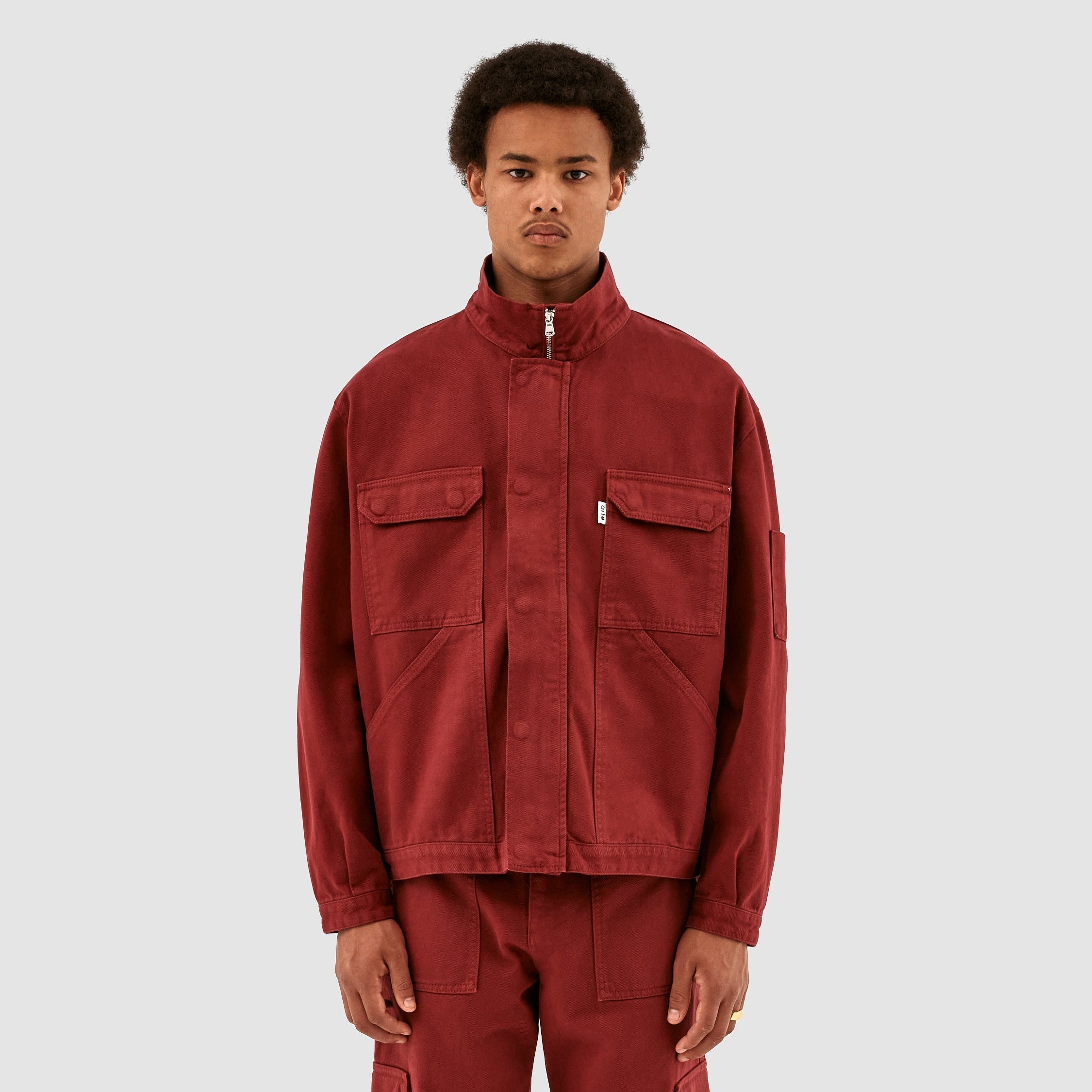 Veste à poches Johnson - Bordeaux