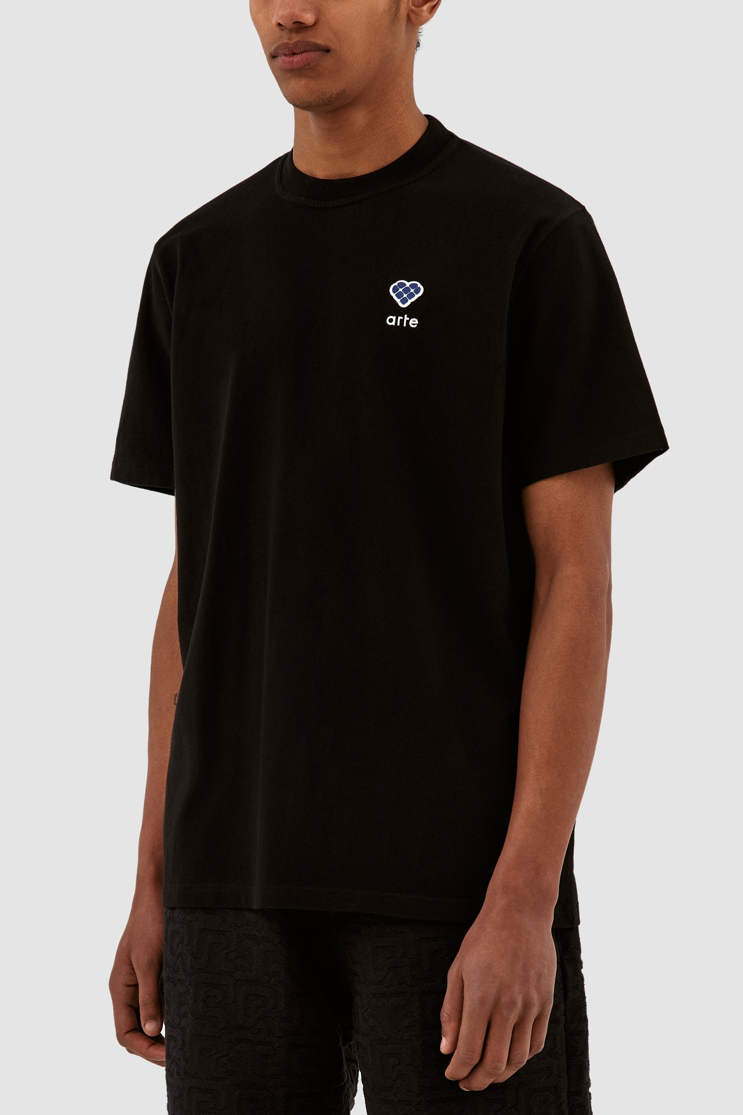 Tommy Heart Patch T-shirt - Noir