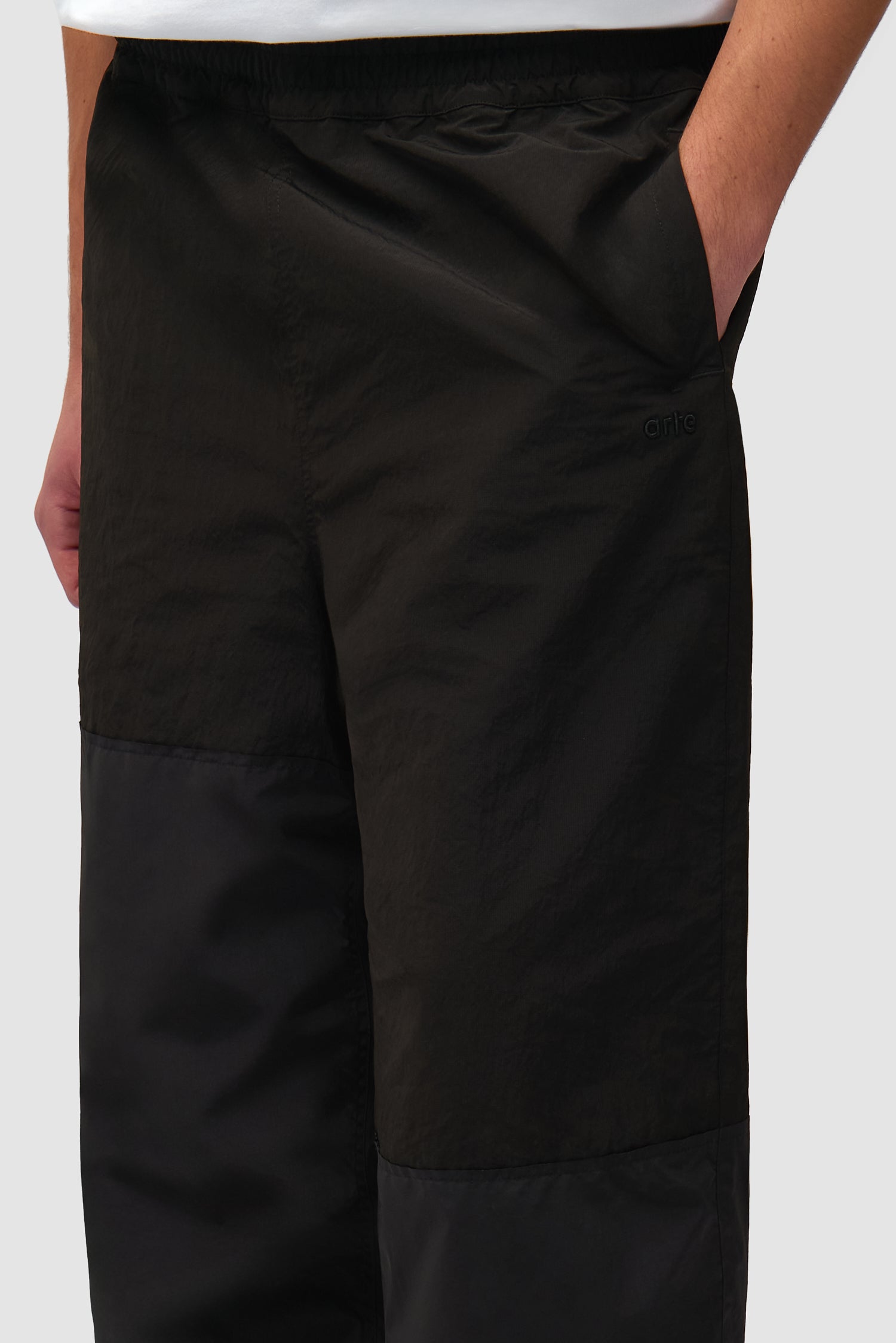 Pantalon de survêtement à carreaux - Noir