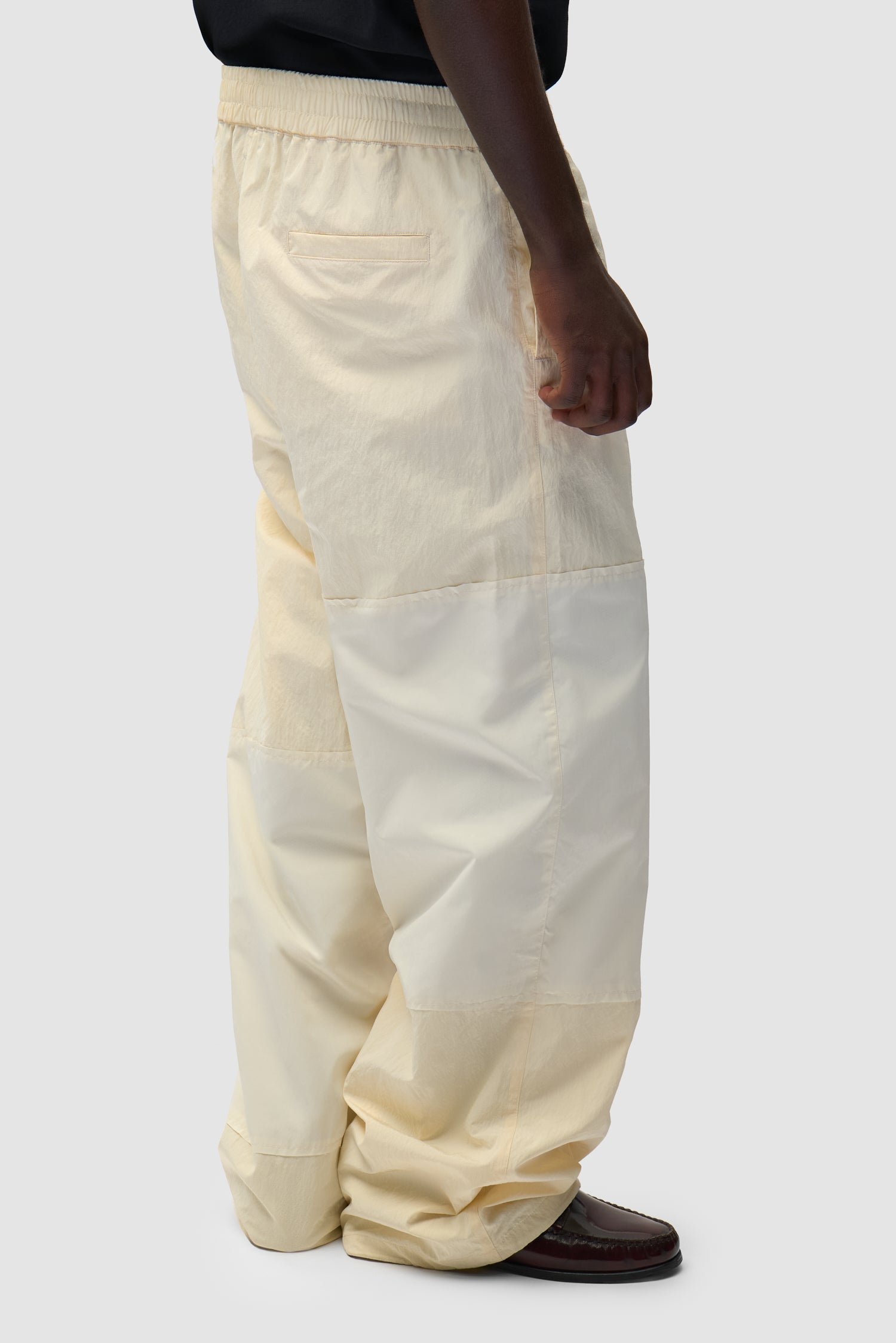 Pantalon de survêtement carré - Crème