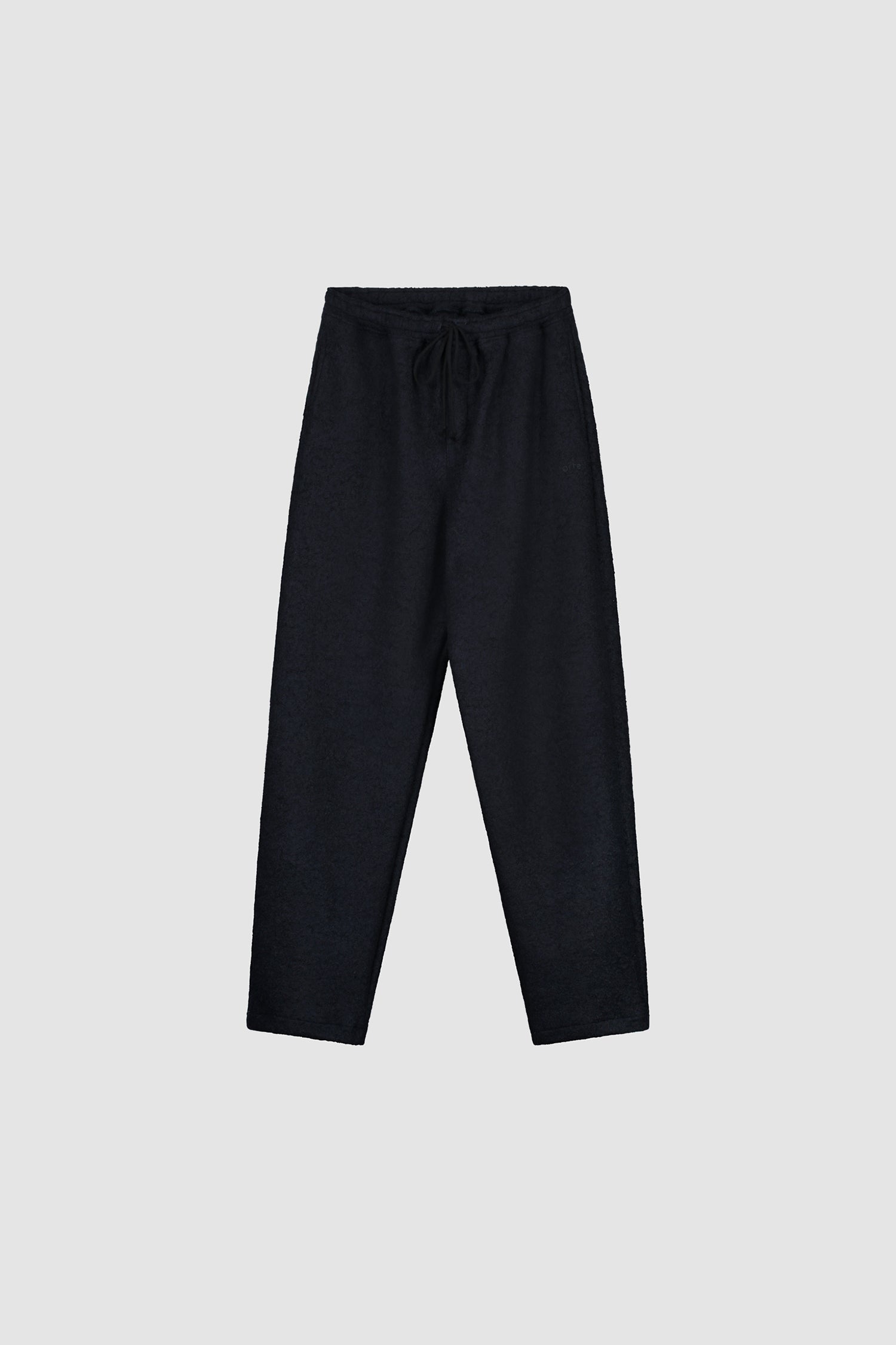 Pantalon en laine bouillie - Marine