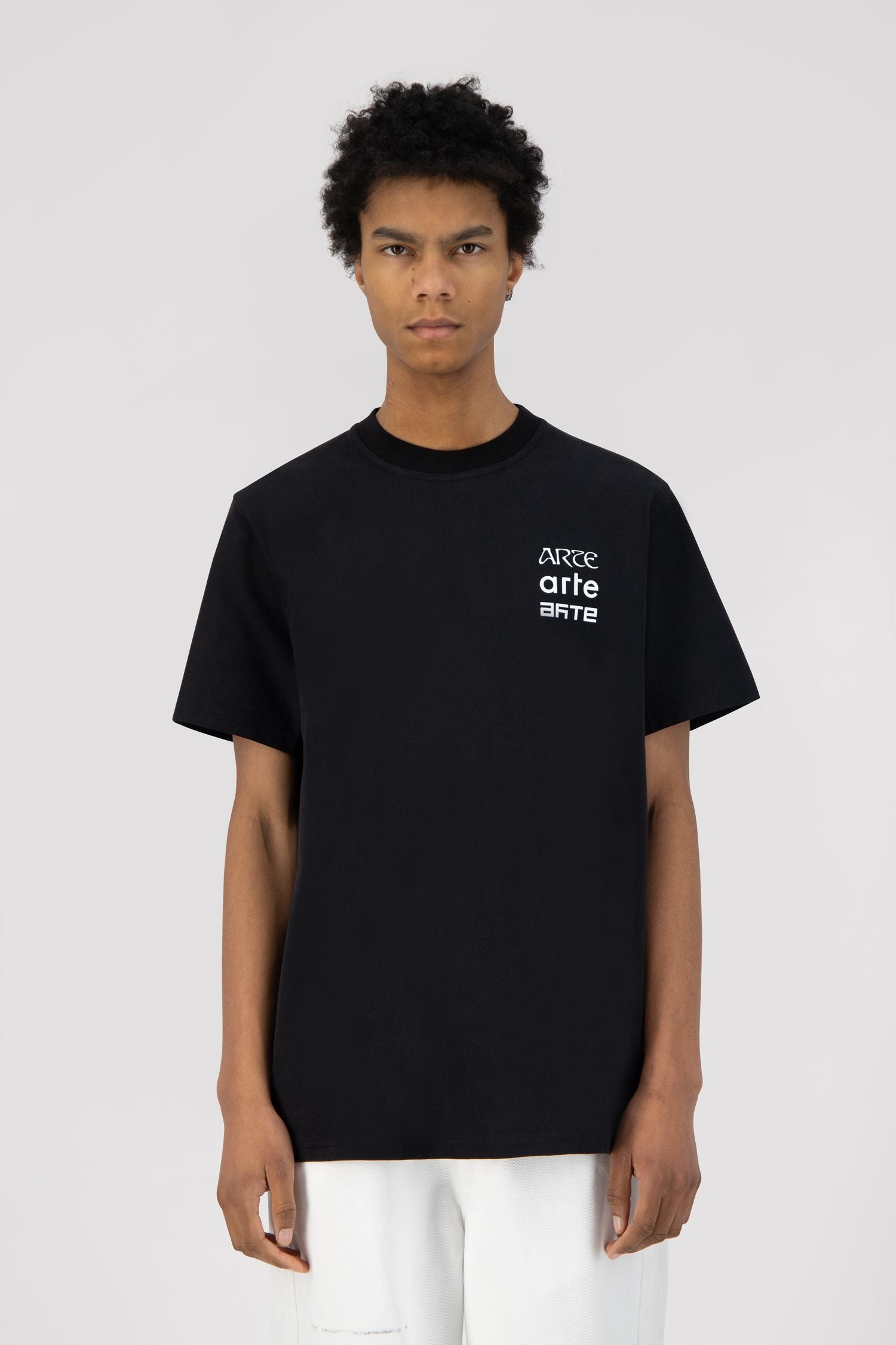 T-shirt Tissot Multi Logo - Noir