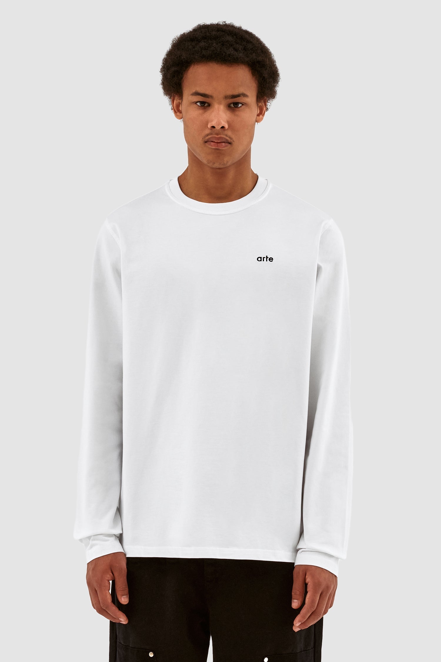 Manches longues Lee Back Tag - Blanc