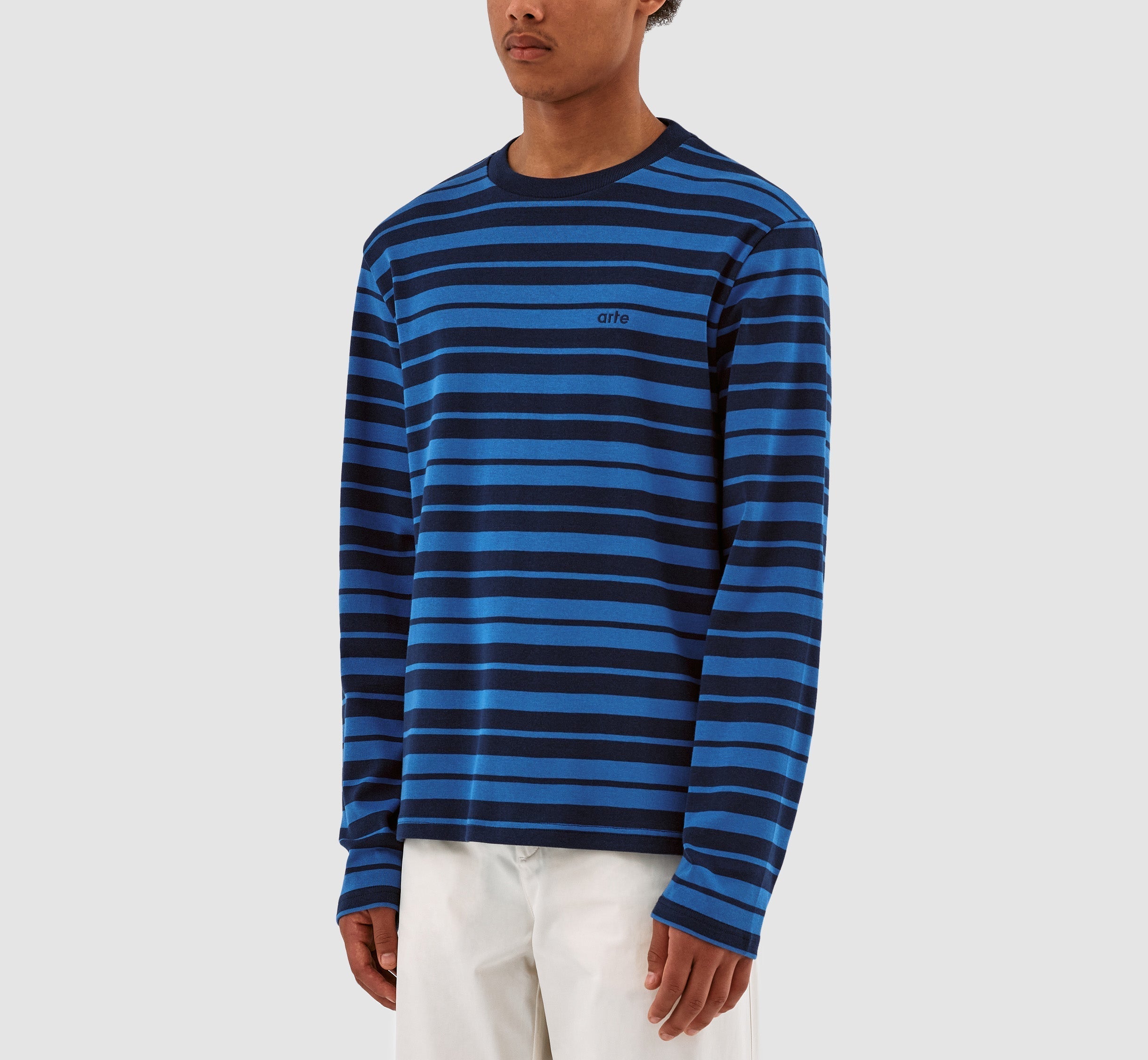 Lee Stripes Longsleeve - Bleu