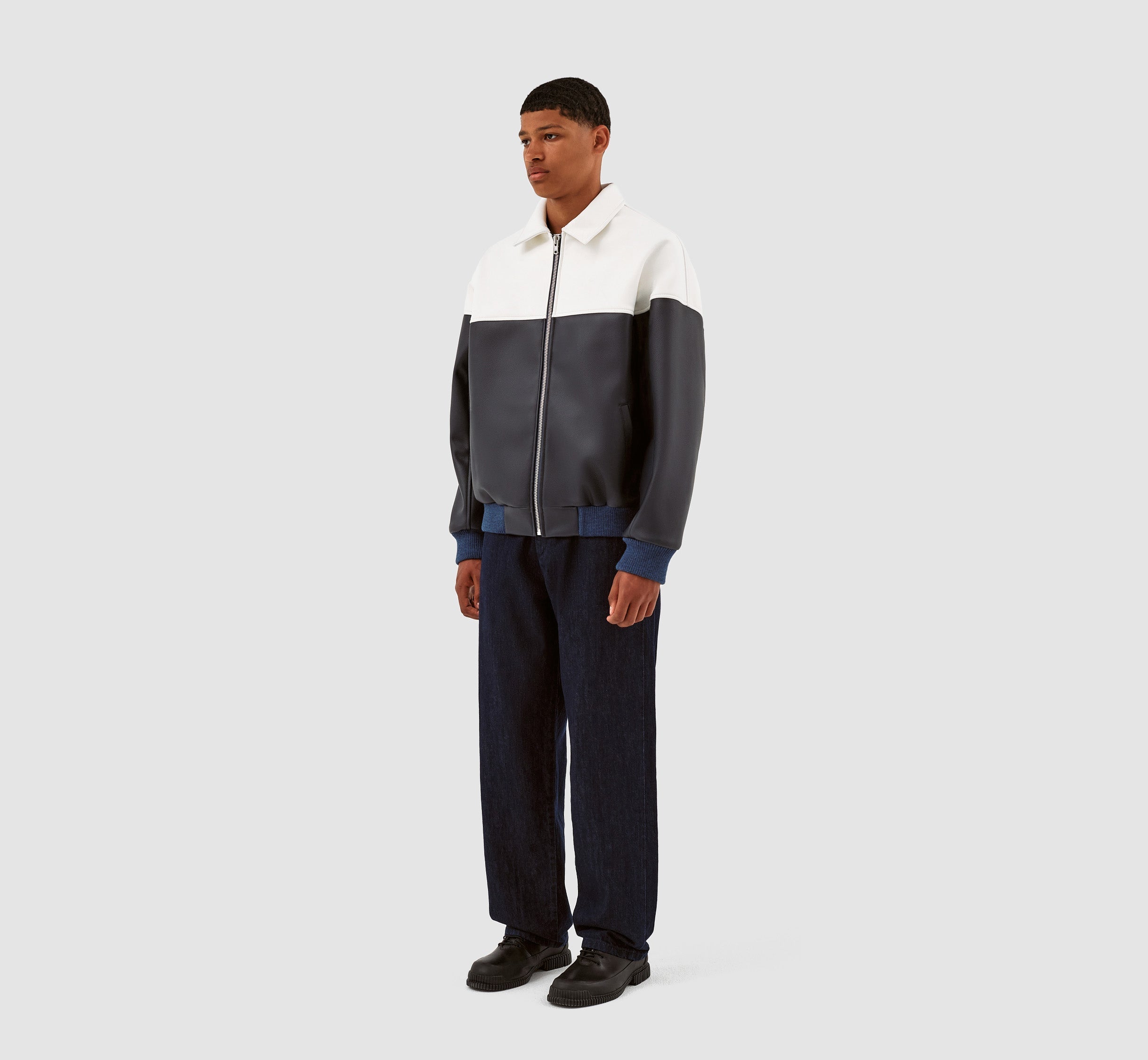 Veste Jonah Colorblock - Blanc/Marine