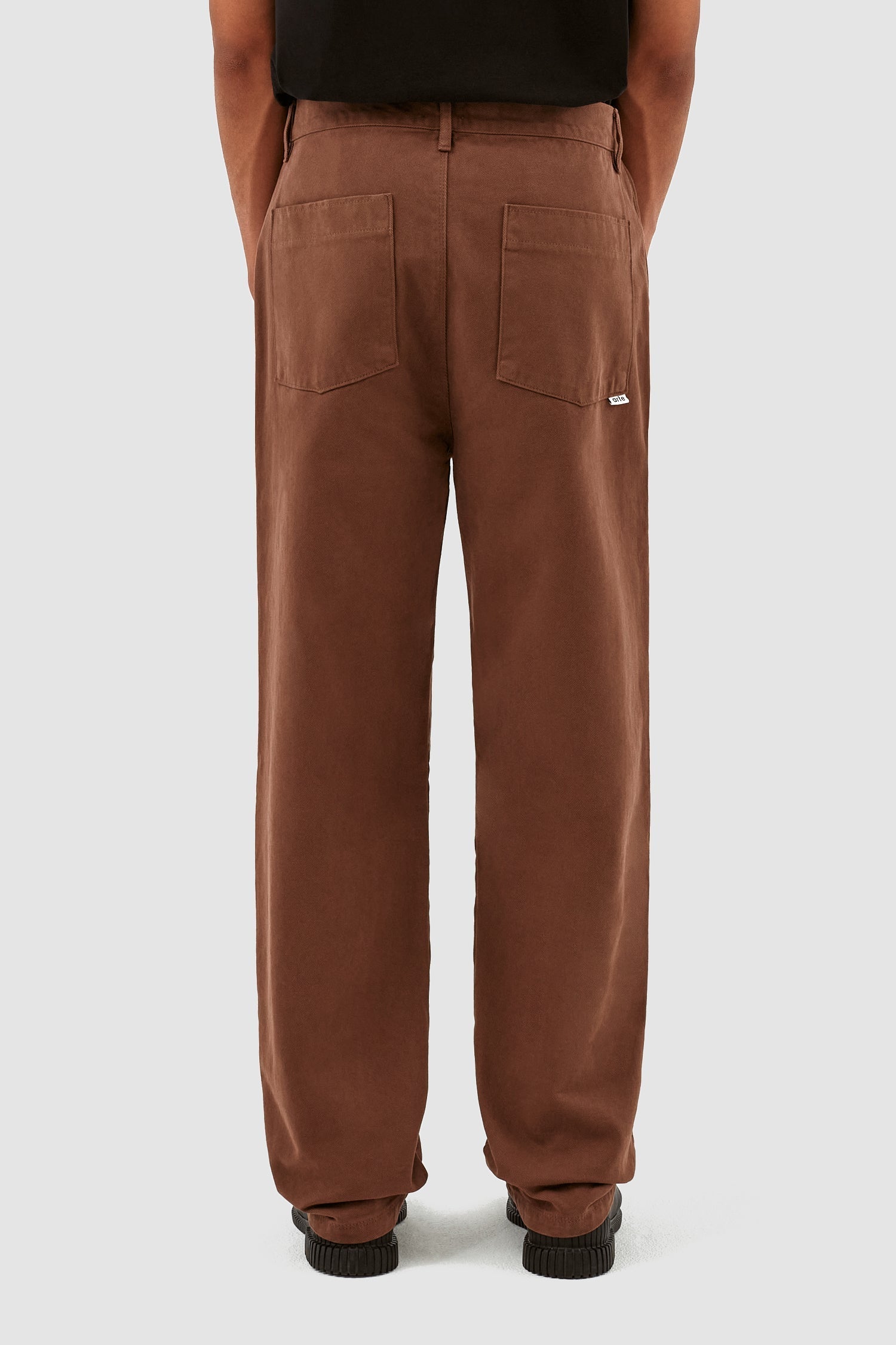 Pantalon en velours de coton Porter - Marron