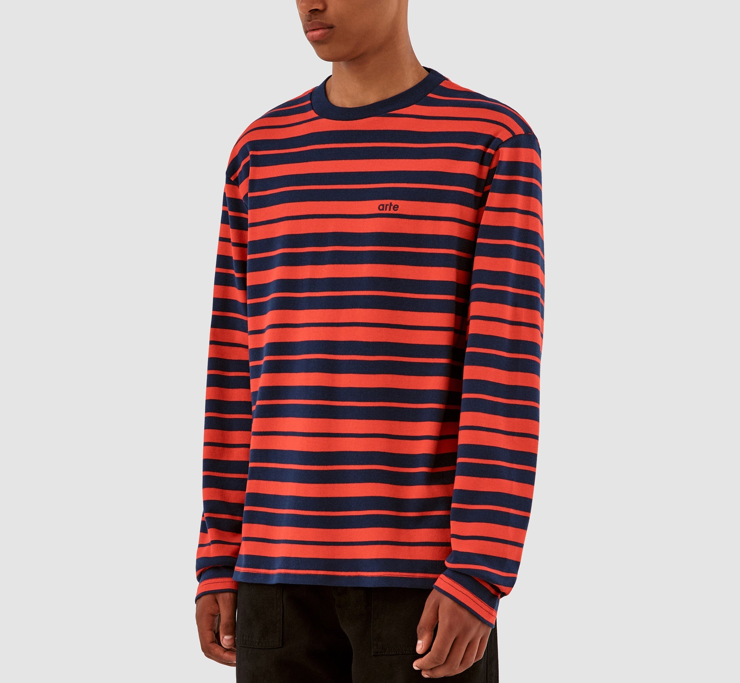 Lee Stripes Longsleeve - Navy/Red