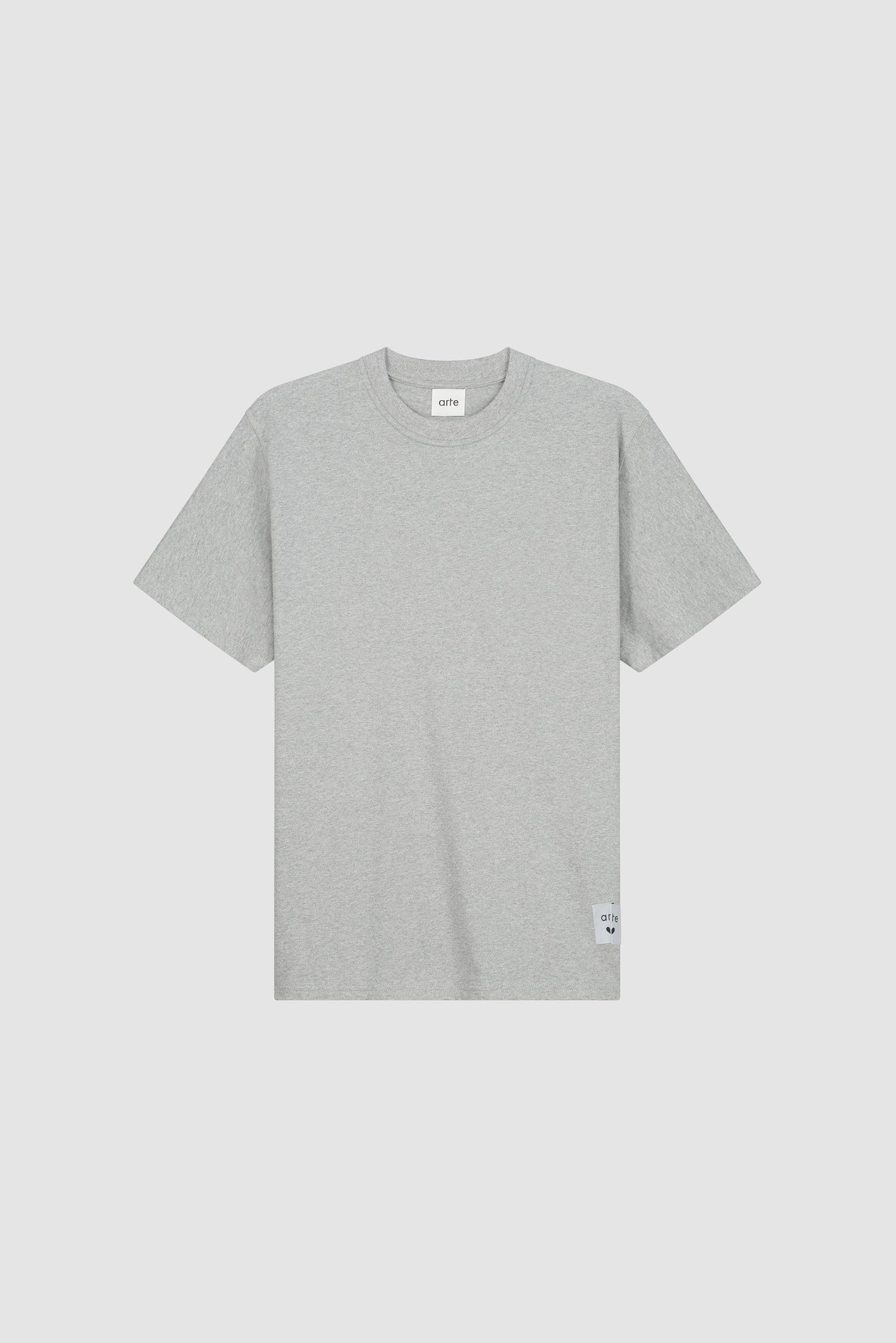 T-shirt à étiquette réversible - Gris