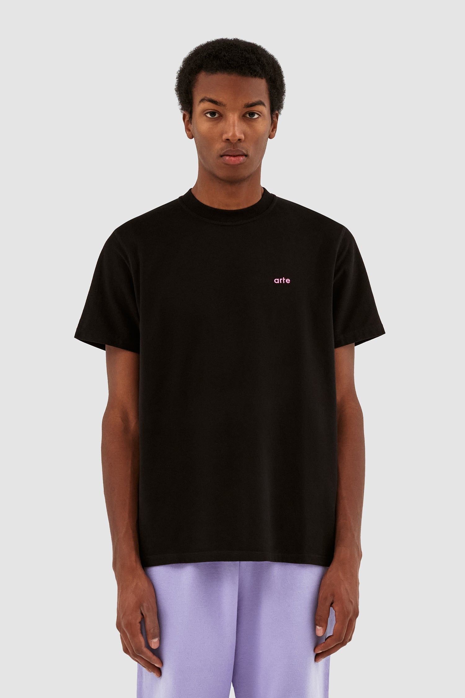 T-shirt Tommy Back Flowers - Noir