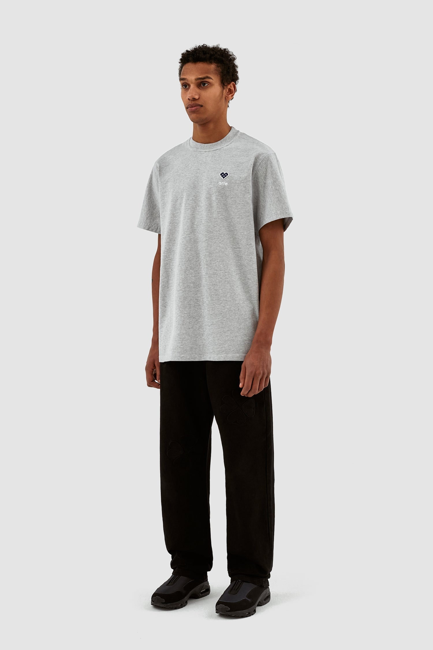 Tommy Heart Patch T-shirt - Gris