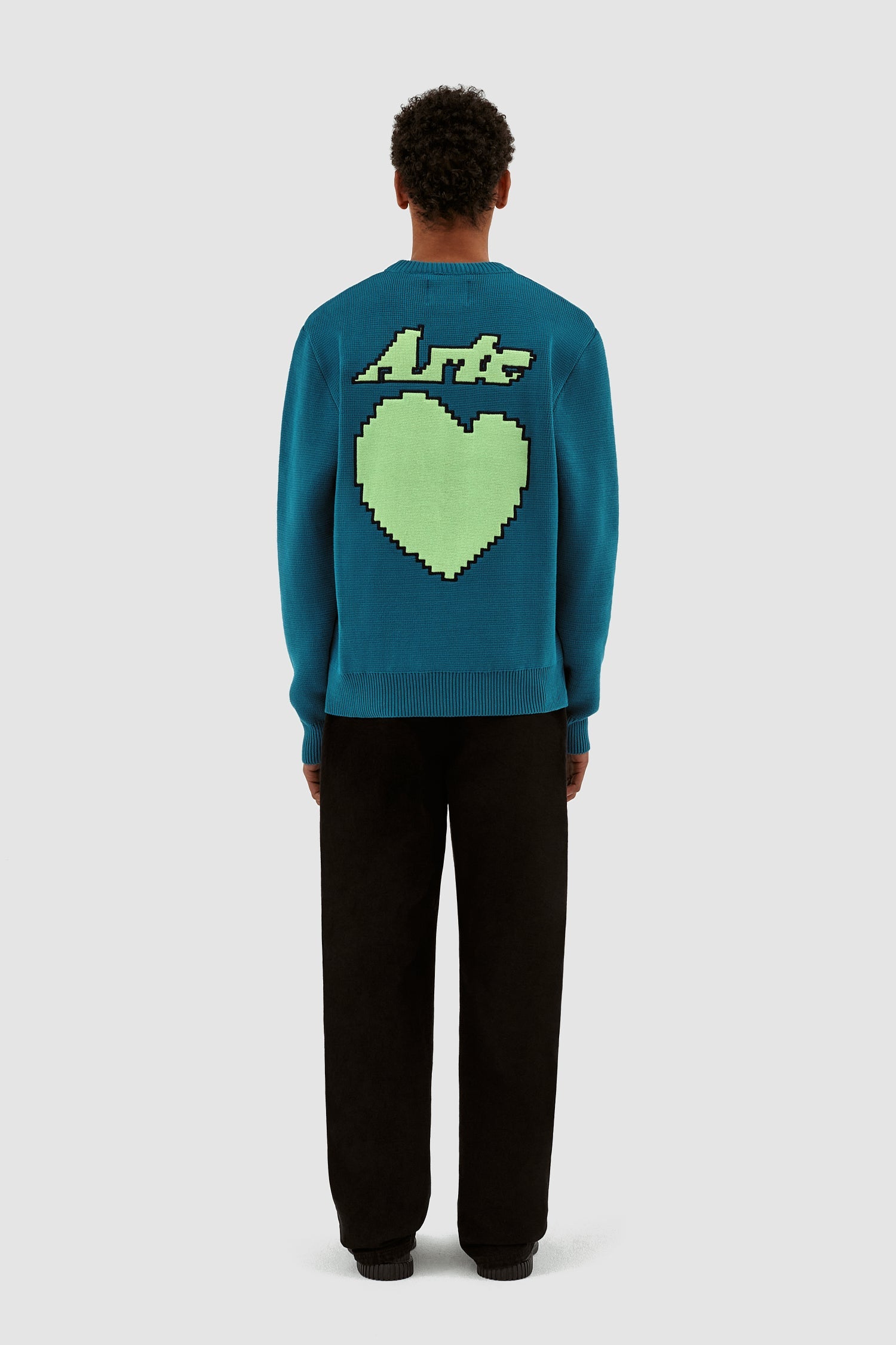 Pull Kobe Back Heart - Bleu pétrole