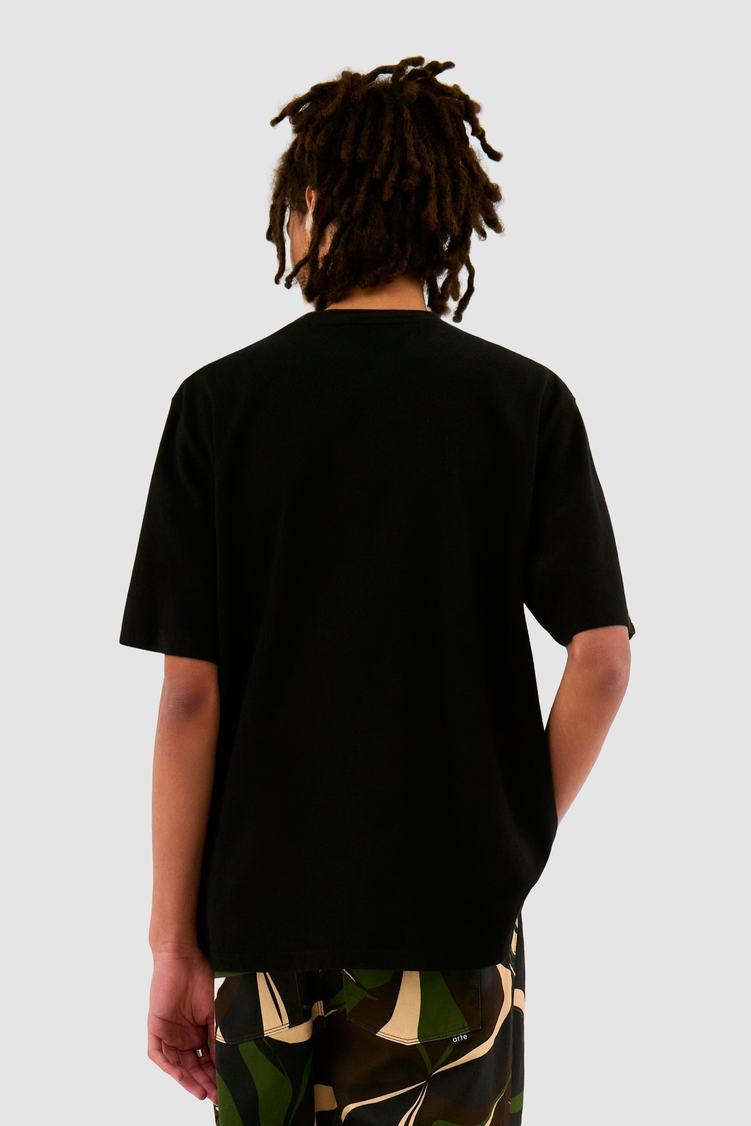 T-shirt à broderie Blur - Noir