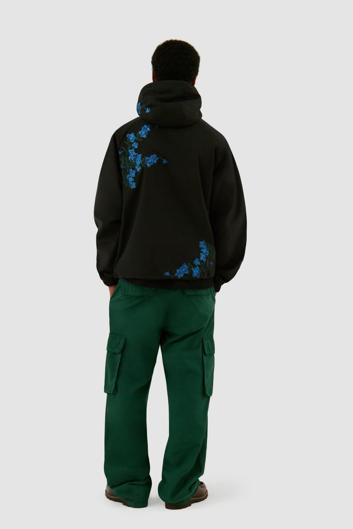 Veste à point de fleur - Noir