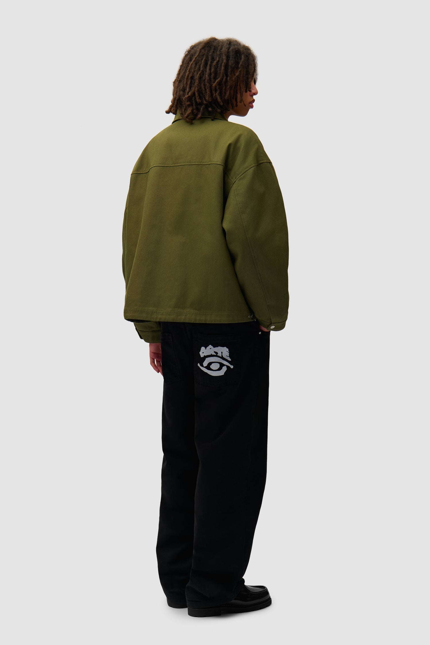 Veste à poches inclinées - Vert (défaut)