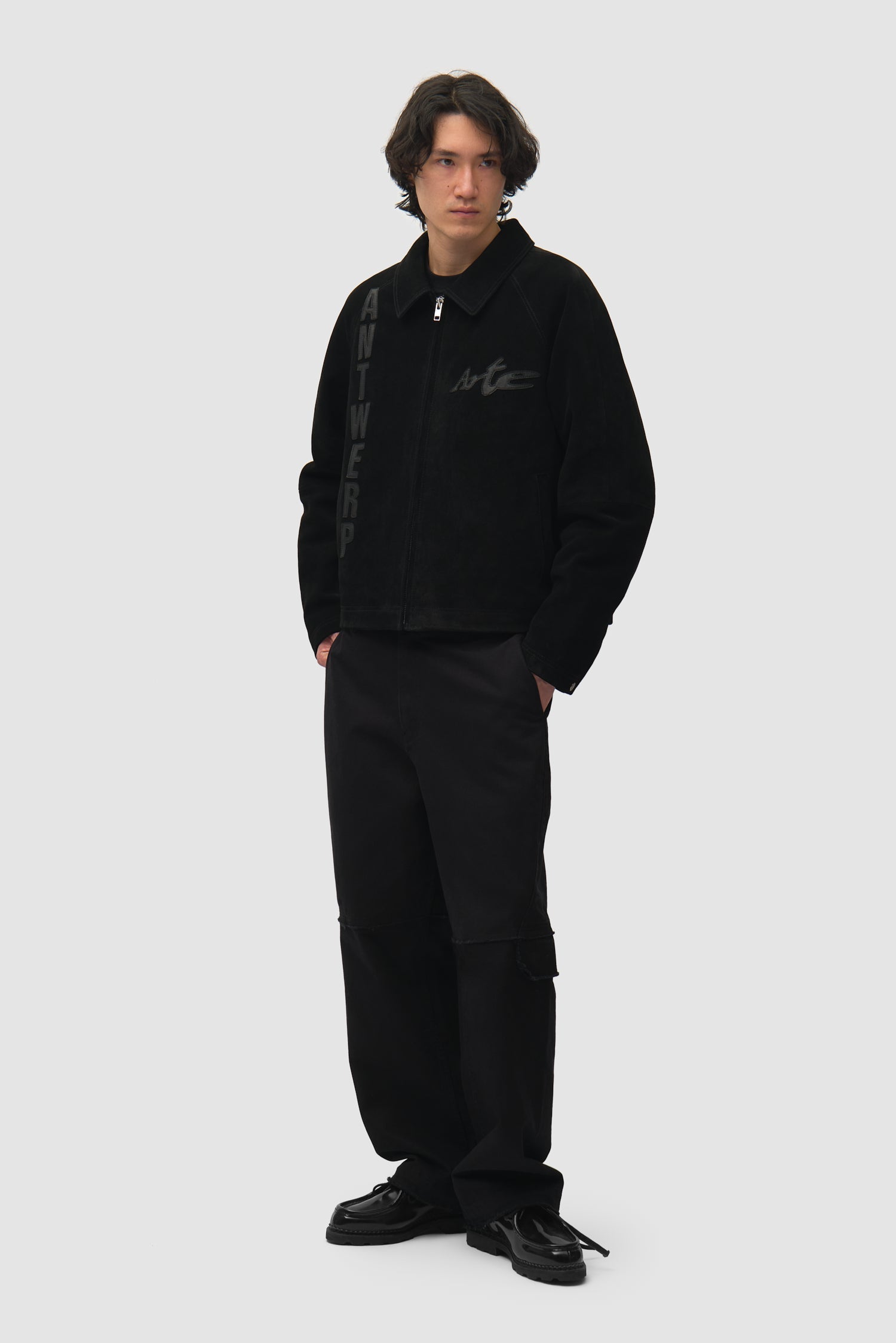 Pantalon cargo déstructuré - Noir