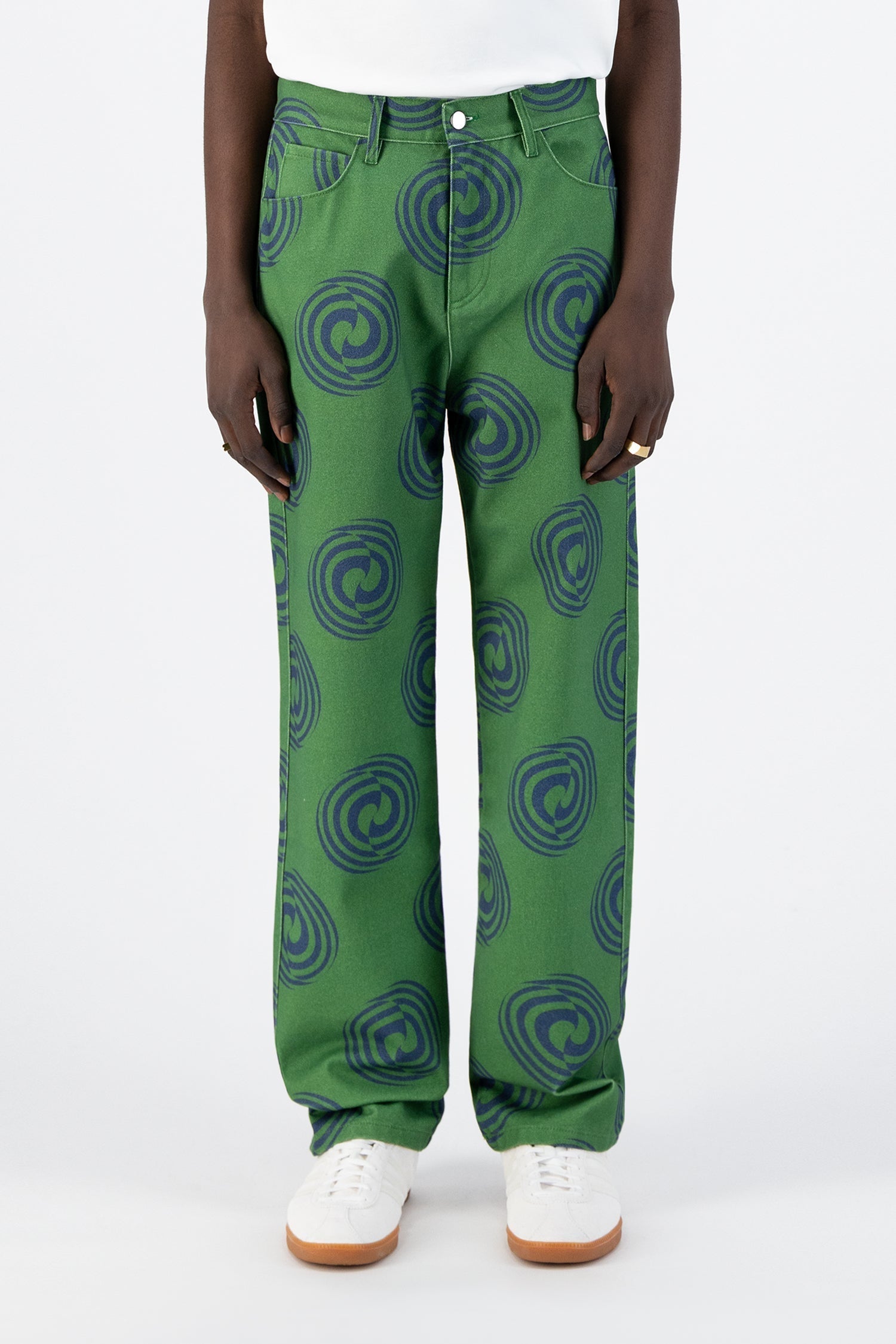 Pantalon Janco Swirl - Vert/Marine