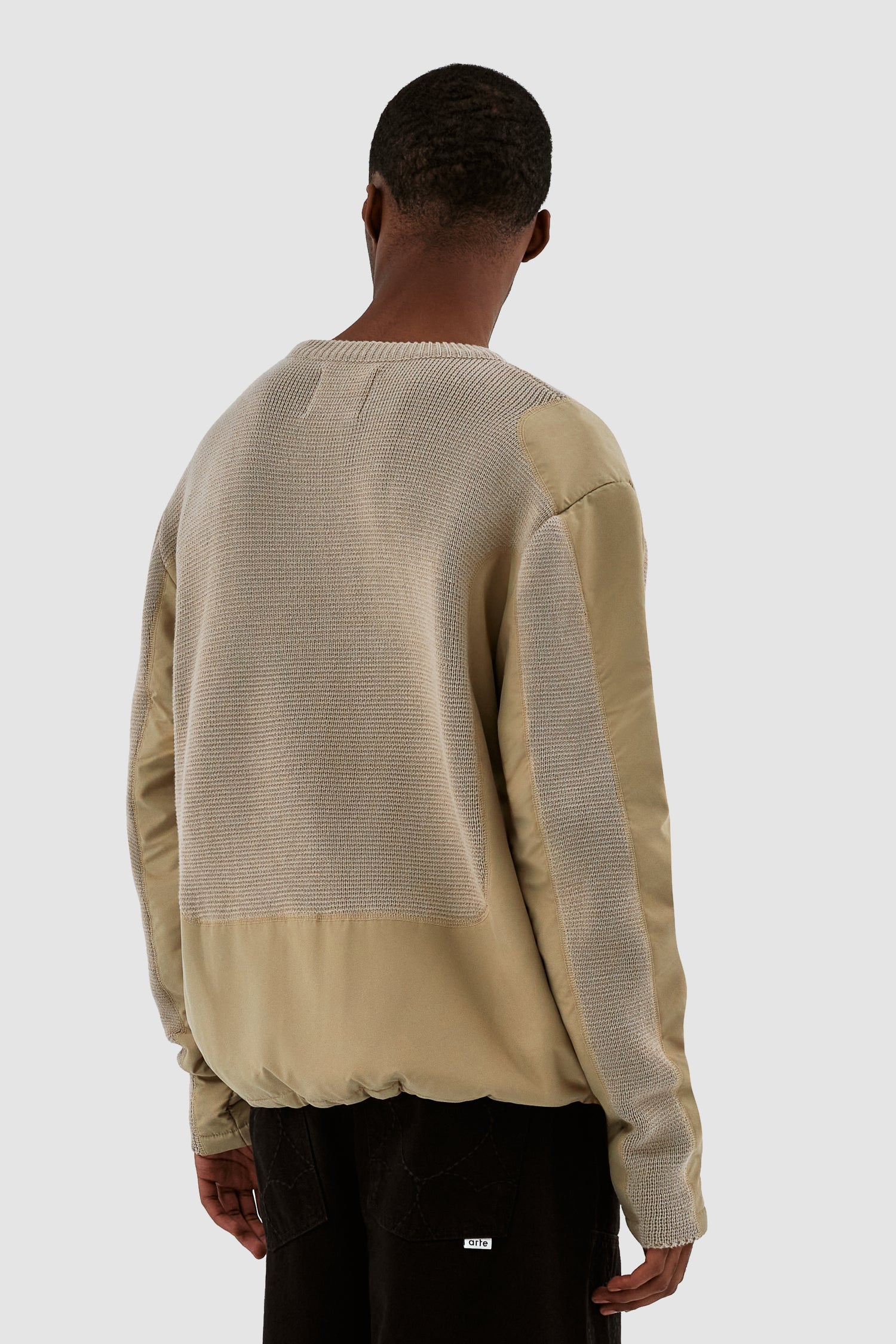 Pull Kris contrasté - Crème