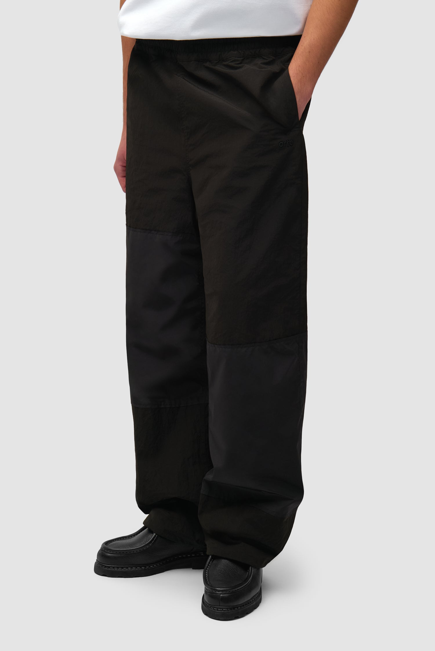 Pantalon de survêtement à carreaux - Noir