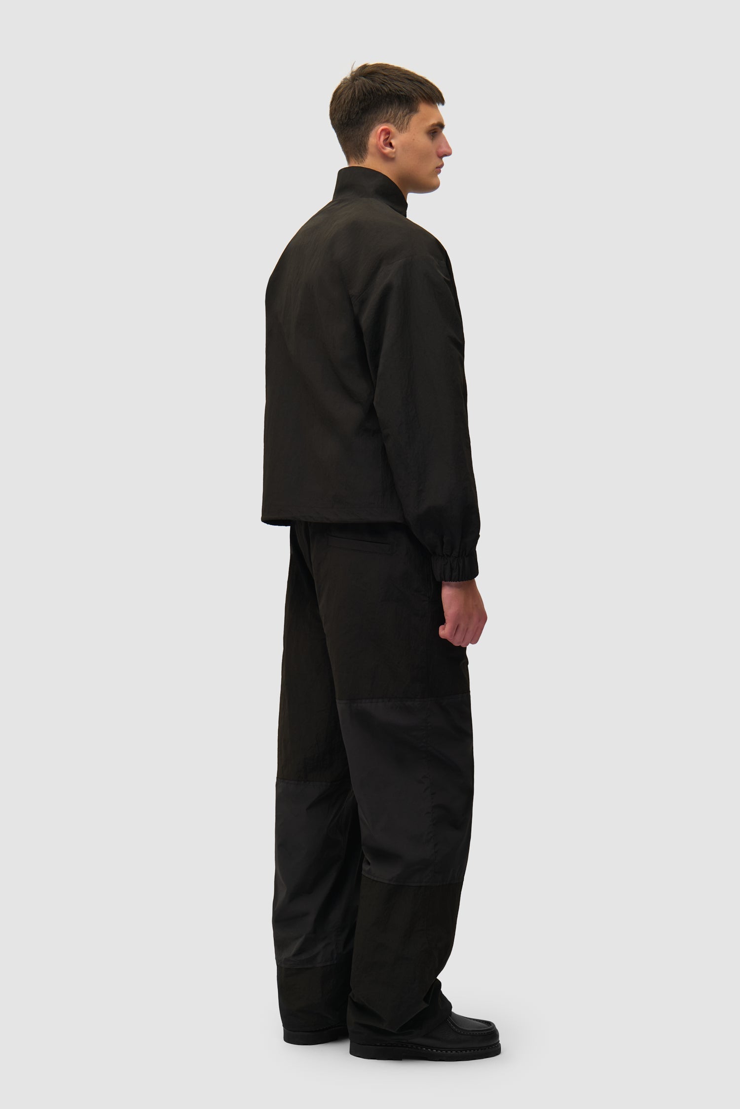 Pantalon de survêtement à carreaux - Noir