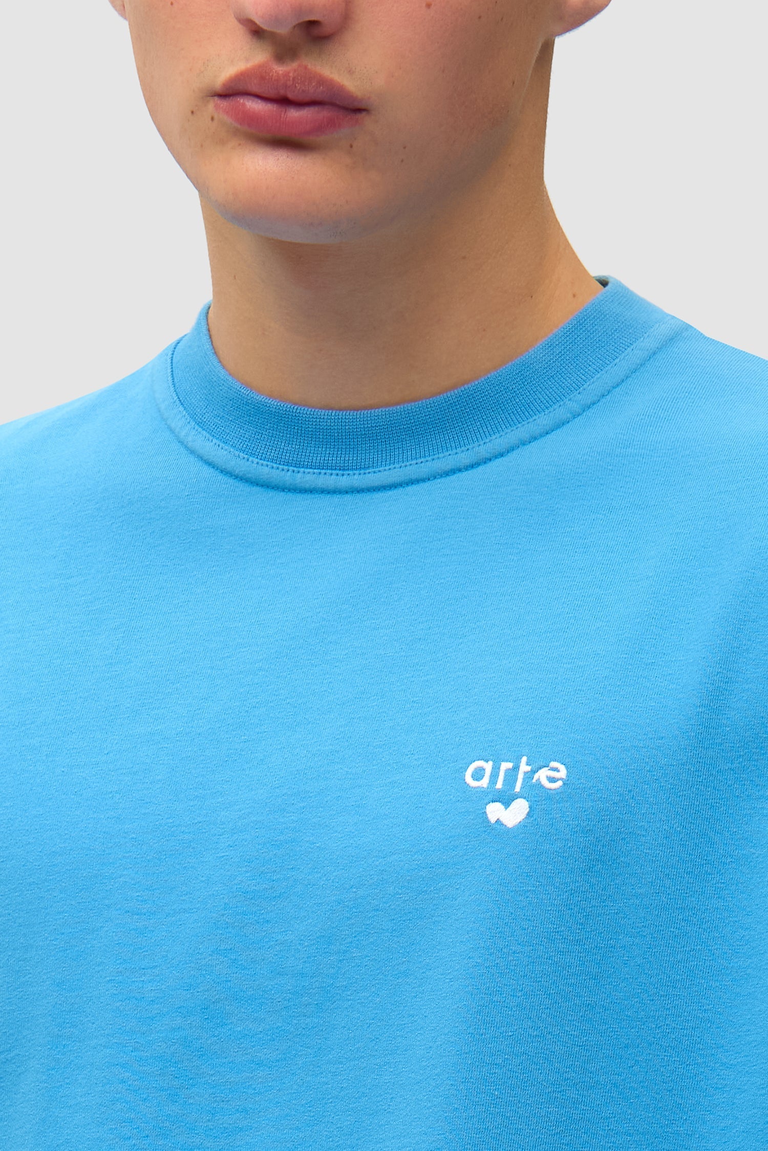 T-shirt avec logo cœur - Bleu