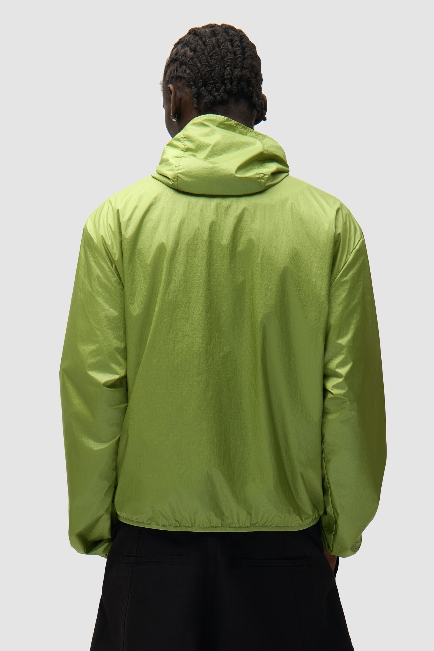 Veste en nylon brillant - Vert